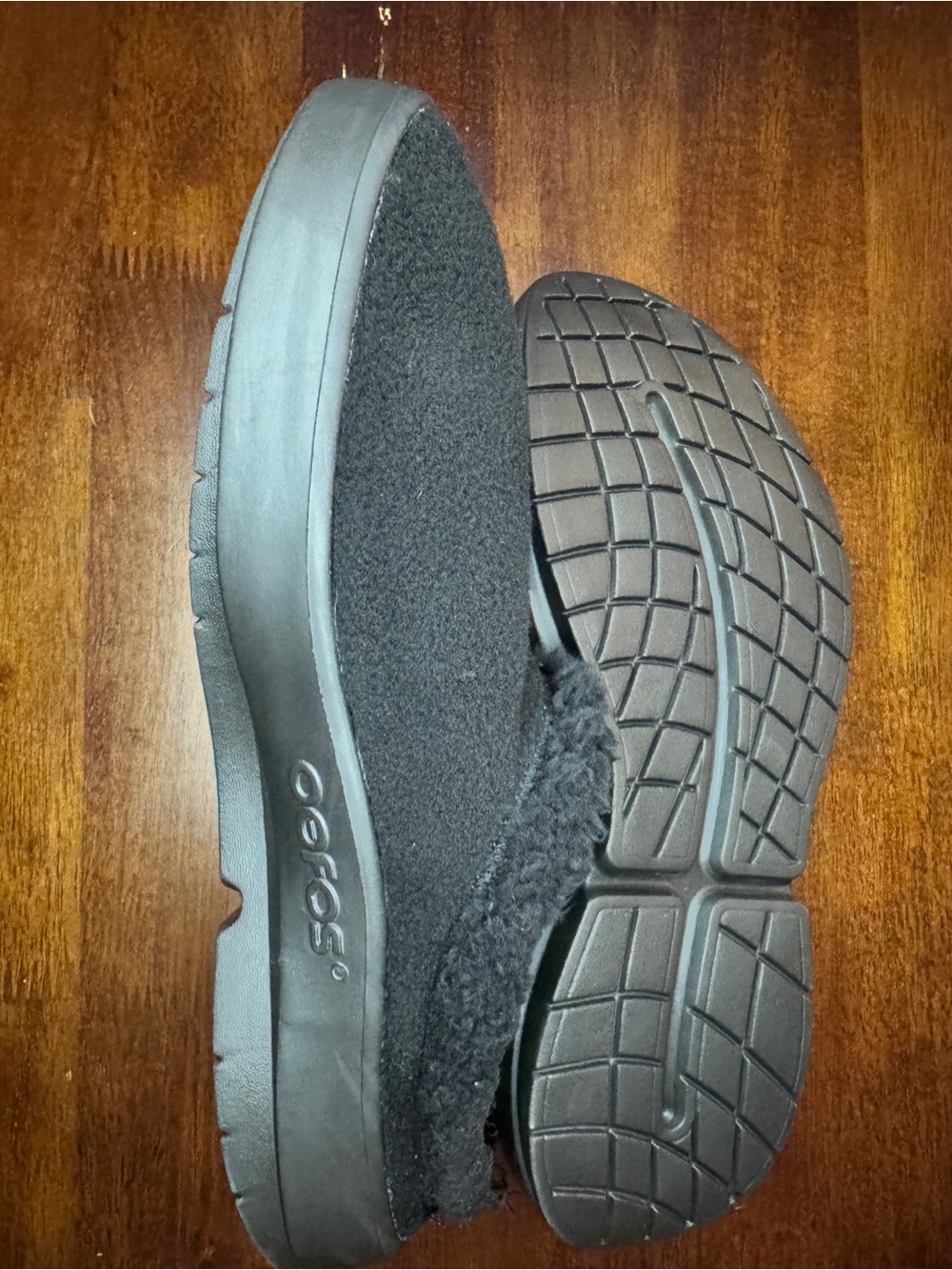 OOFOS OOcoozie Men’s 10 Mules Shoes Slides Sandals Slippers Slip Ons Black NEW - Picture 15 of 15